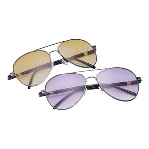 🟢 Aviator Sunglasses w/ Bifocal +1.50 - ❗️ONE PAIR - Amber Tinted Lenses only.